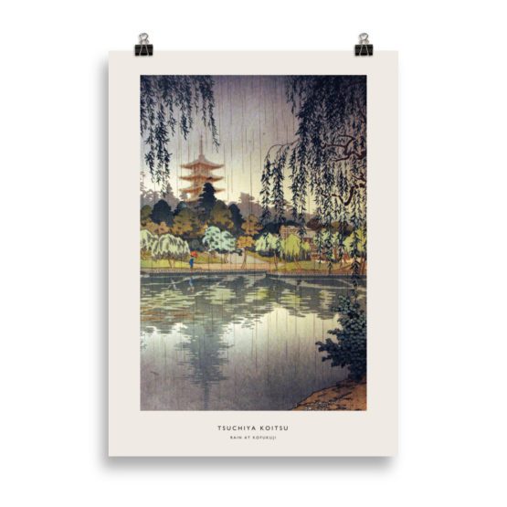 Rain at Kofukuji Temple | Tsuchiya Kōitsu – Image 2
