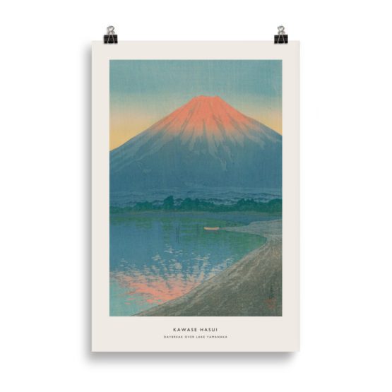 DAYBREAK OVER LAKE YAMANAKA | KAWASE HASUI – Image 2
