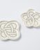 lot de deux coupelles motif ruban et fleurs de prunier et de colza