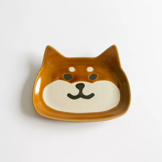 petite assiette motif  Shiba Inu