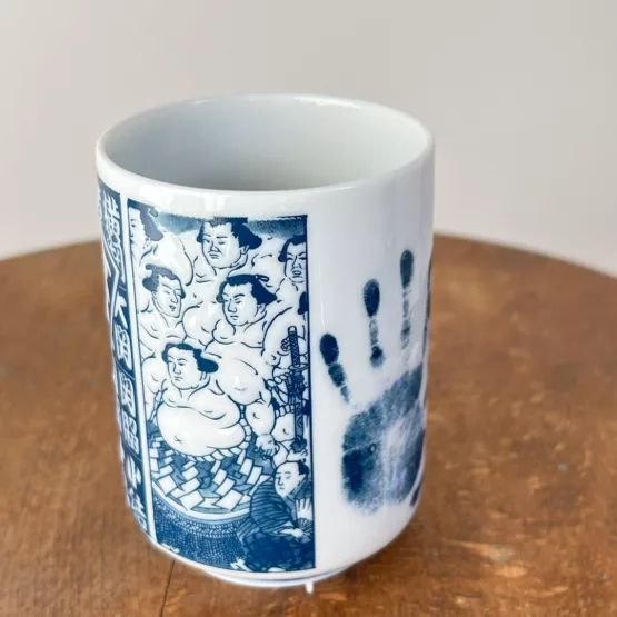 Tasse à thé à motif de sumo Goeido – Image 5