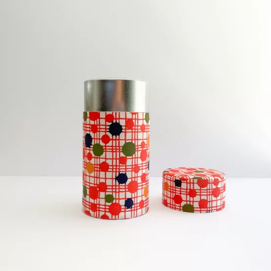 Boîte à thé à pois multicolores - Magnifique Kyoto – Image 3