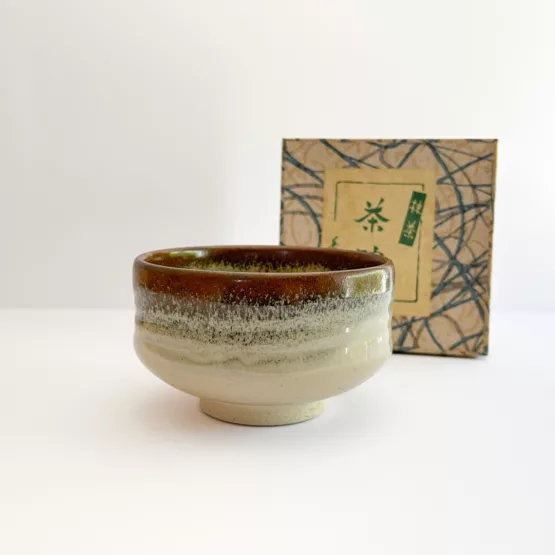Bol à Thé Matcha - Élégance Terre et Ciel