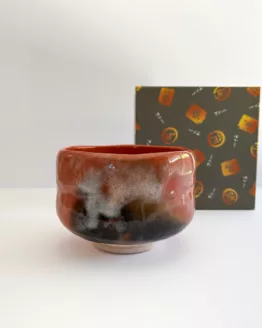 Bol à Thé Matcha Akarakuyaki - Mont Fuji Rose