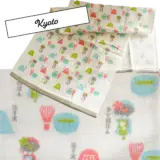 Serviette Tenugui japonais en gaze douce avec motifs de Kyoto – Image 2