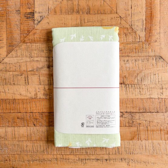 Serviette Tenugui japonais en gaze douce avec motifs d’ustensiles pour matcha – Image 5