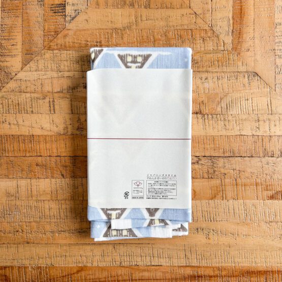 Serviette Tenugui japonais en gaze douce avec motifs de Shirakawa-go – Image 5