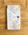 Serviette Tenugui japonais en gaze douce avec motifs de fleurs de narcisses