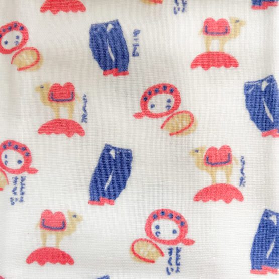 Serviettes Tenugui japonais en gaze douce – Set de 4 pièces avec motifs emblématiques de Kyoto, Tohoku, Tokyo et Chugoku – Image 10