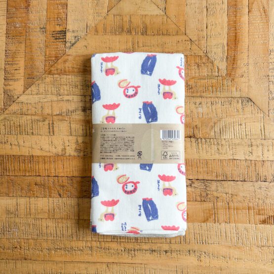 Serviette Tenugui japonais en gaze douce avec motifs de la région de Chūgoku – Image 5