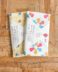 Serviettes Tenugui japonais en gaze douce – Set de 2 pièces avec motifs de カカシ et 六瓢 (Mubyo)
