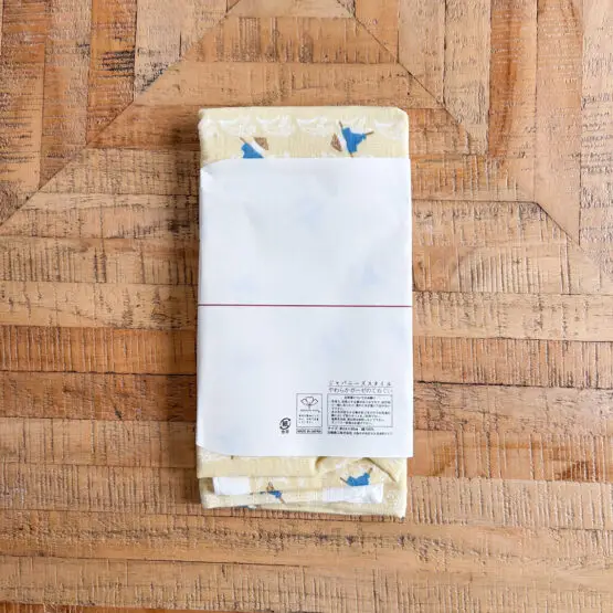 Serviette Tenugui japonais en gaze douce avec motifs d’épouvantails – Image 5