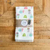 Serviette Tenugui japonais en gaze douce avec motifs de Kyoto