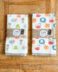 Serviettes Tenugui japonais en gaze douce – Set de 2 pièces avec motifs de Kyoto et Tohoku