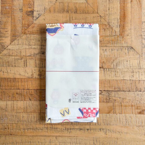 Serviette Tenugui japonais en gaze douce avec motifs de fête traditionnelle – Image 5