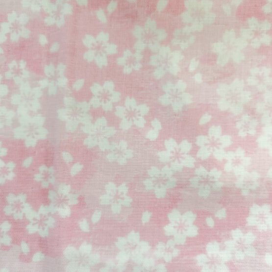 Serviettes Tenugui japonais en gaze douce – Set de 3 pièces avec motifs floraux de Sakura, Peony et Ume – Image 7