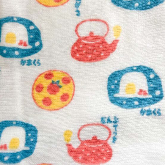 Serviette Tenugui japonais en gaze douce avec motifs de la région Tohoku – Image 4
