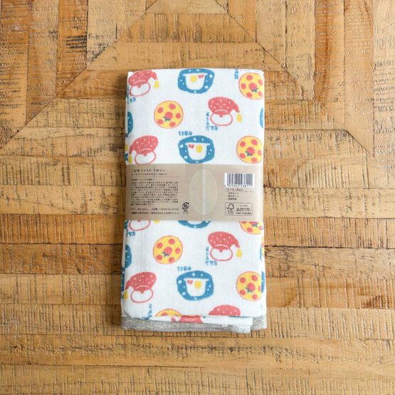 Serviette Tenugui japonais en gaze douce avec motifs de la région Tohoku – Image 5