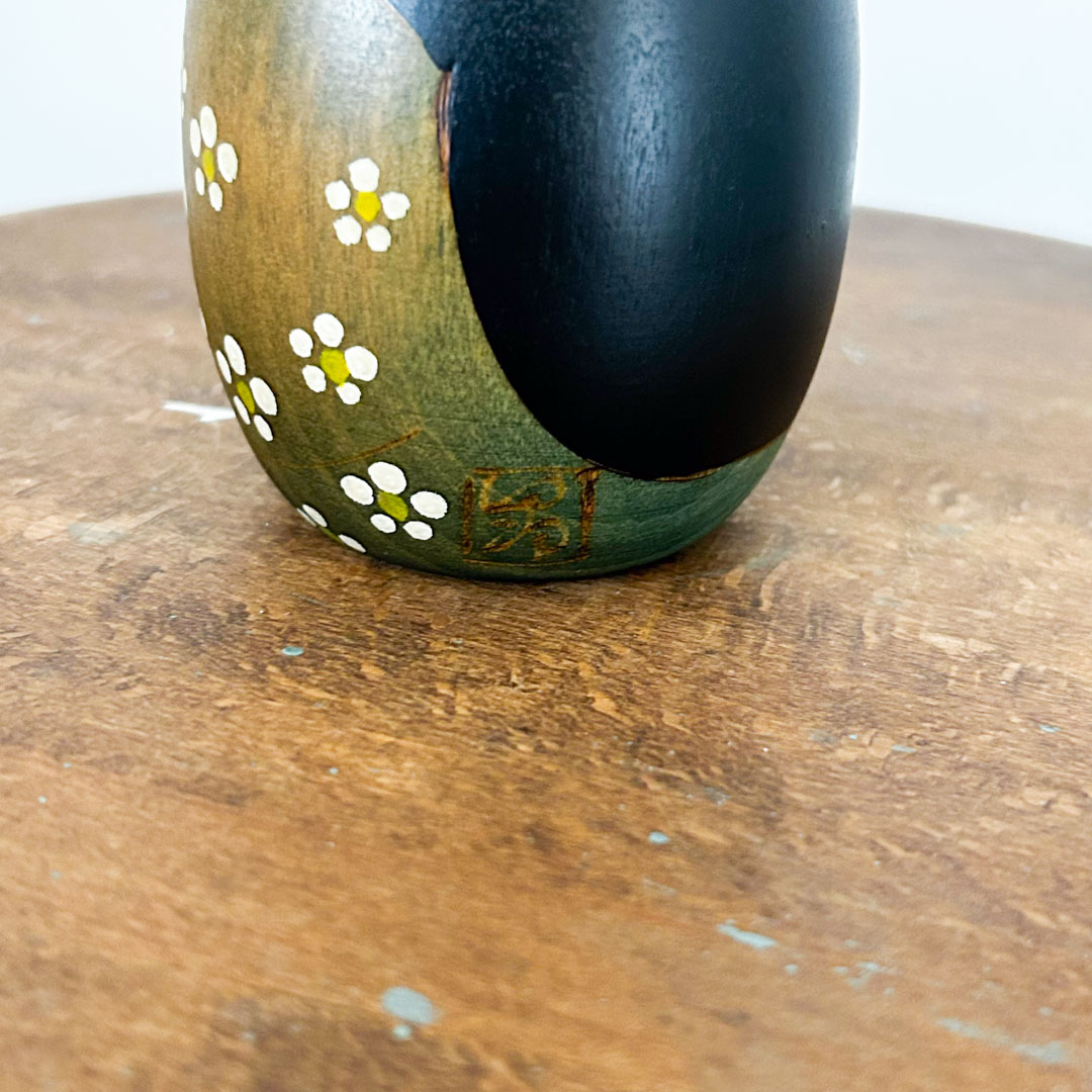Kokeshi vintage Usaburo finition mate 9,5cm - Image 6
