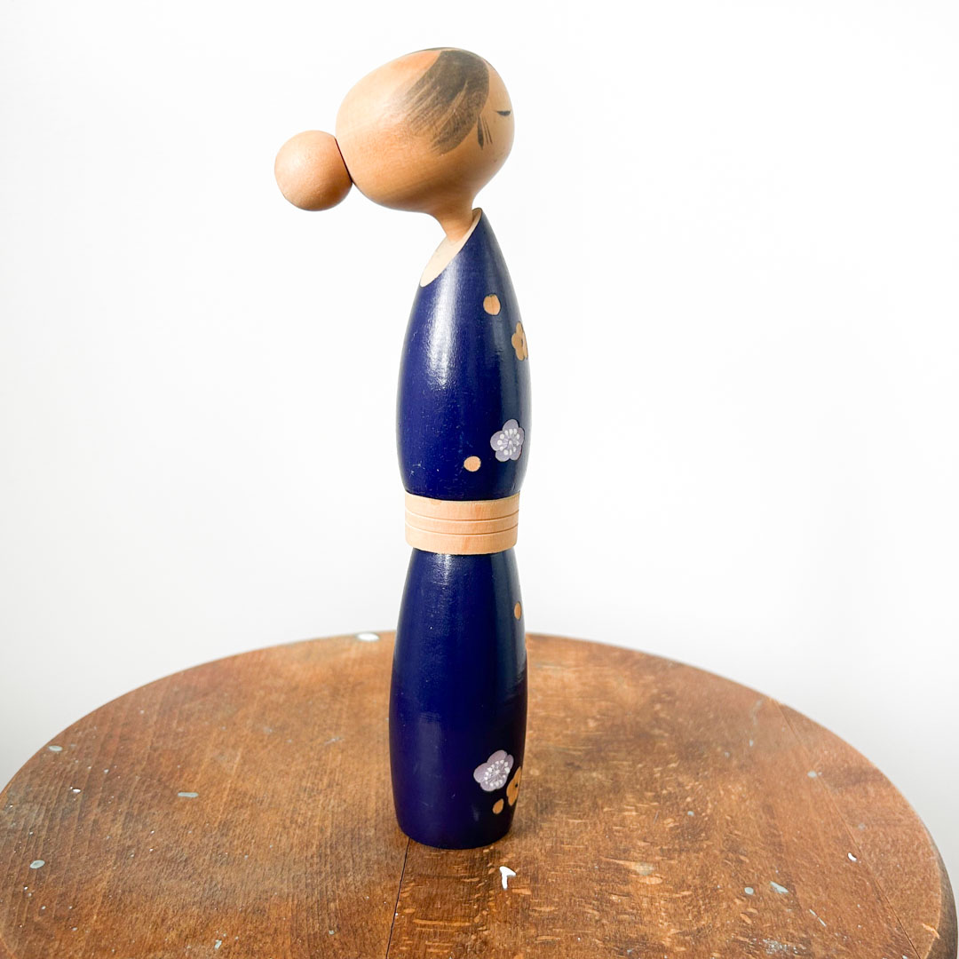 Kokeshi d'art par Sato Suigai 22cm - Image 4