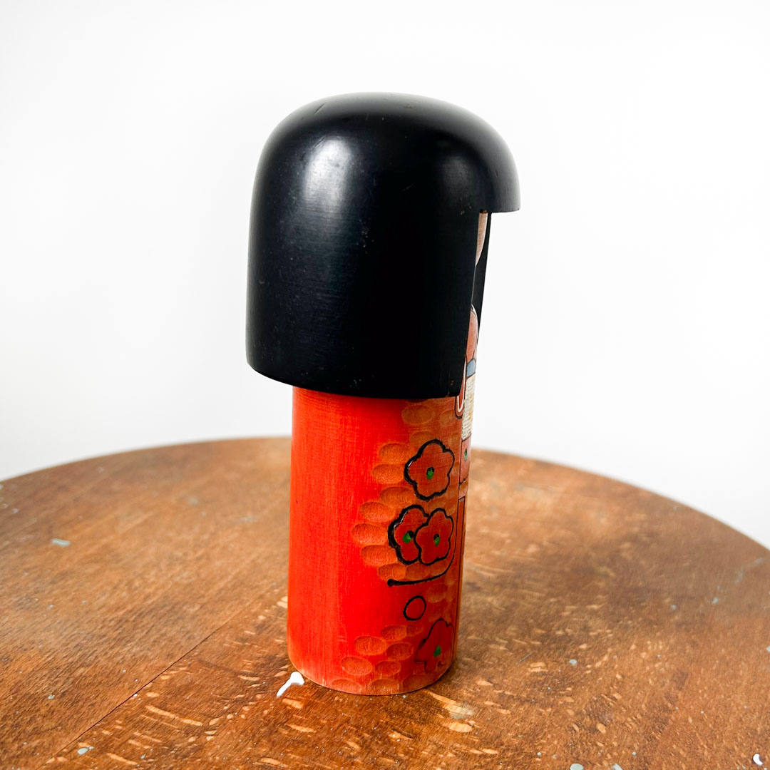 Kokeshi vintage signée Kisaku 13cm - Image 4