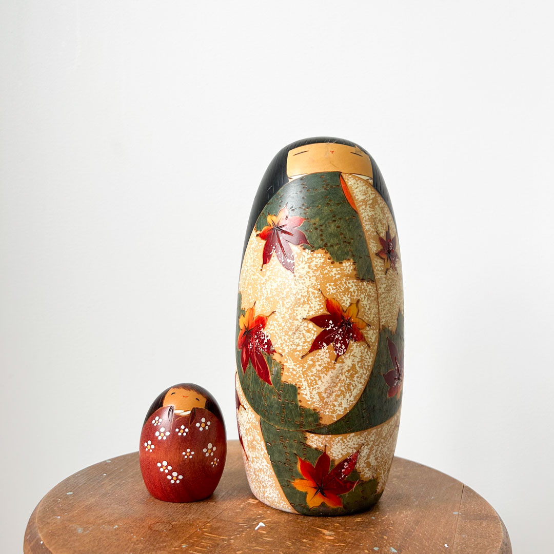 Kokeshi d'art Usaburo – Format géant 24,5cm - Image 6