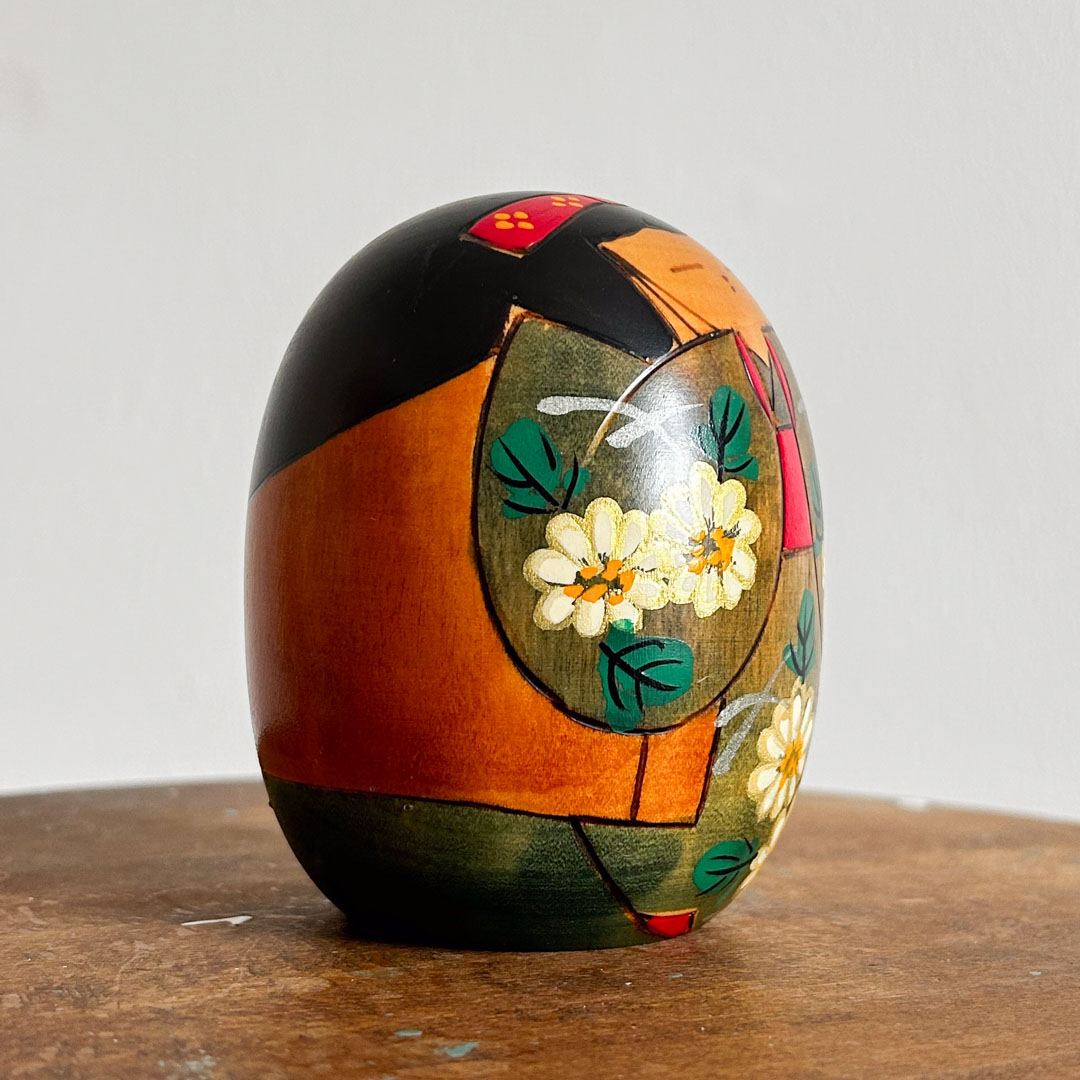 Kokeshi d'art par Hajime Miyashita 10,5cm - Image 4