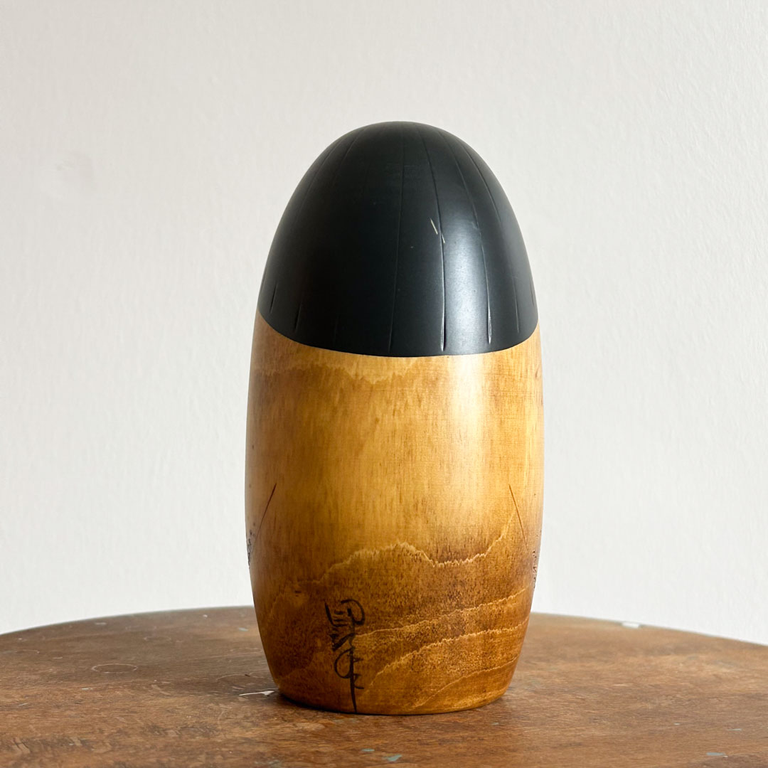 Grande Kokeshi d'art Uzaburo 18cm - Image 3