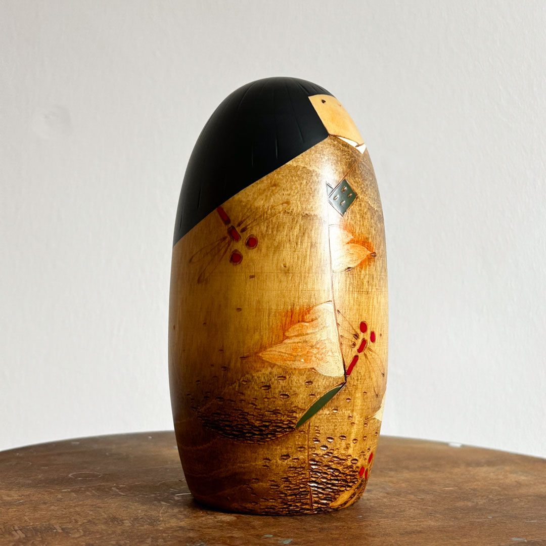 Grande Kokeshi d'art Uzaburo 18cm - Image 4