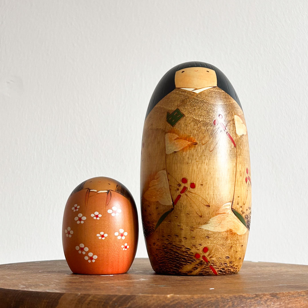 Grande Kokeshi d'art Uzaburo 18cm - Image 6